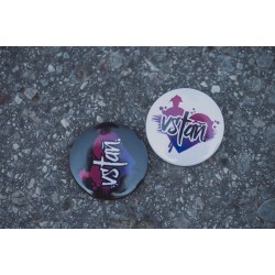 Odznak VSTAŇ – biely (44mm)