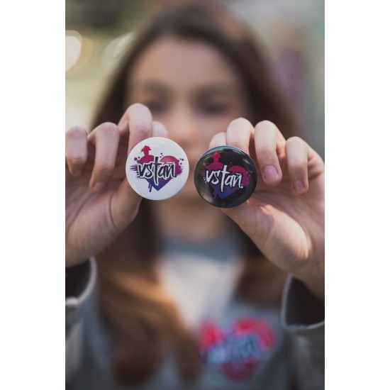 Odznak VSTAŇ – biely (44mm)